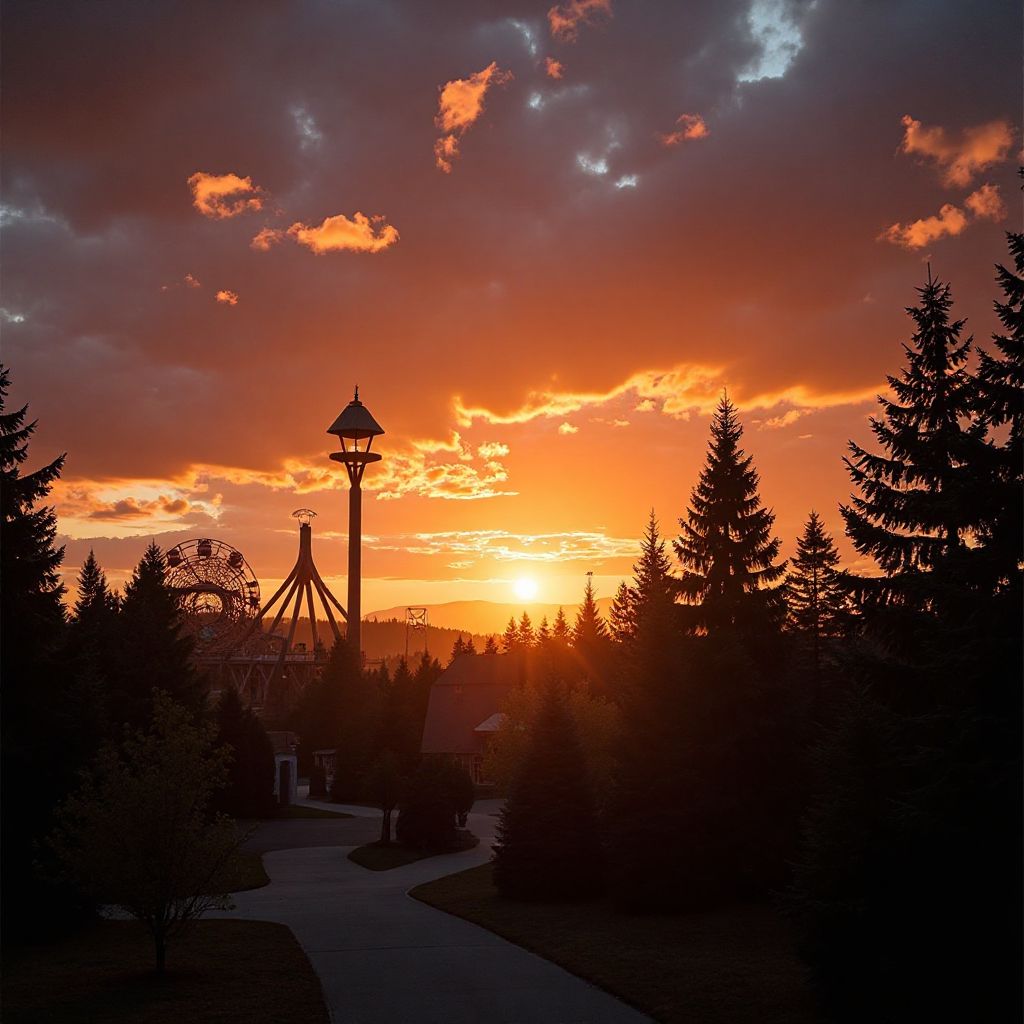 Park at Sunset